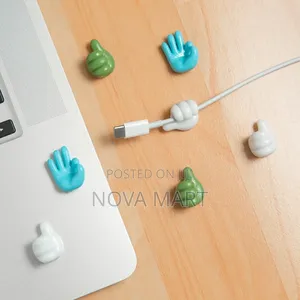 Self Adhesive Silicone Thumb Hooks, Multifunctional Cable Clips