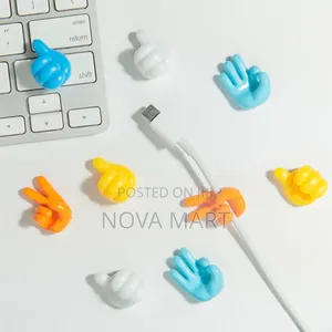 Self Adhesive Silicone Thumb Hooks, Multifunctional Cable Clips