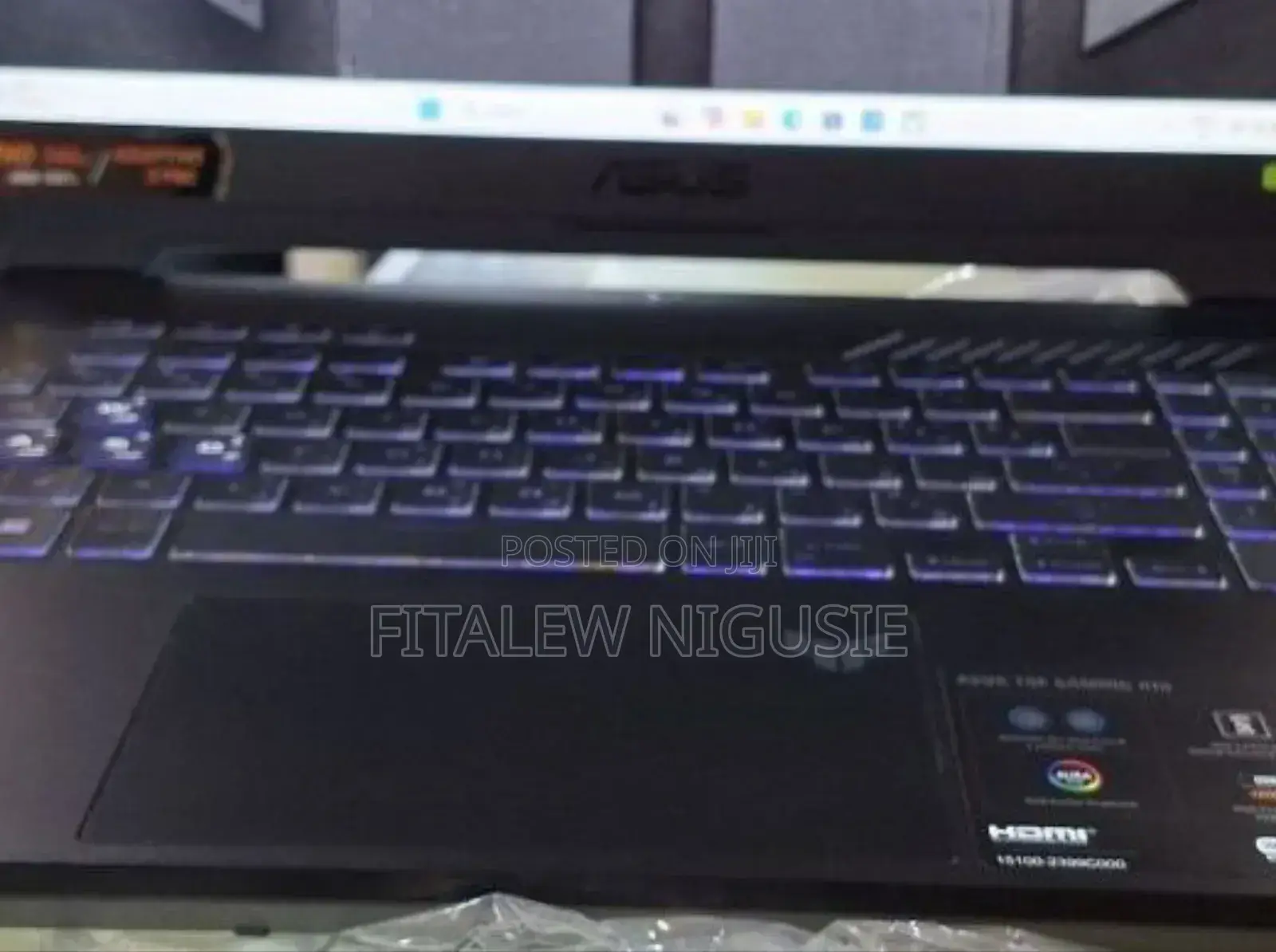 New Laptop Asus TUF Gaming A15 16GB AMD Ryzen 7 SSD 512GB