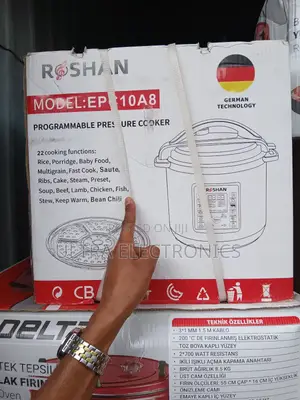 Pressure Cooker Rhroshan Model:Ep 10a8 Programmable Pressure Cooker