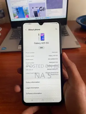 New Samsung Galaxy A25 256 GB Black