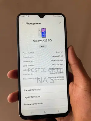 New Samsung Galaxy A25 256 GB Black