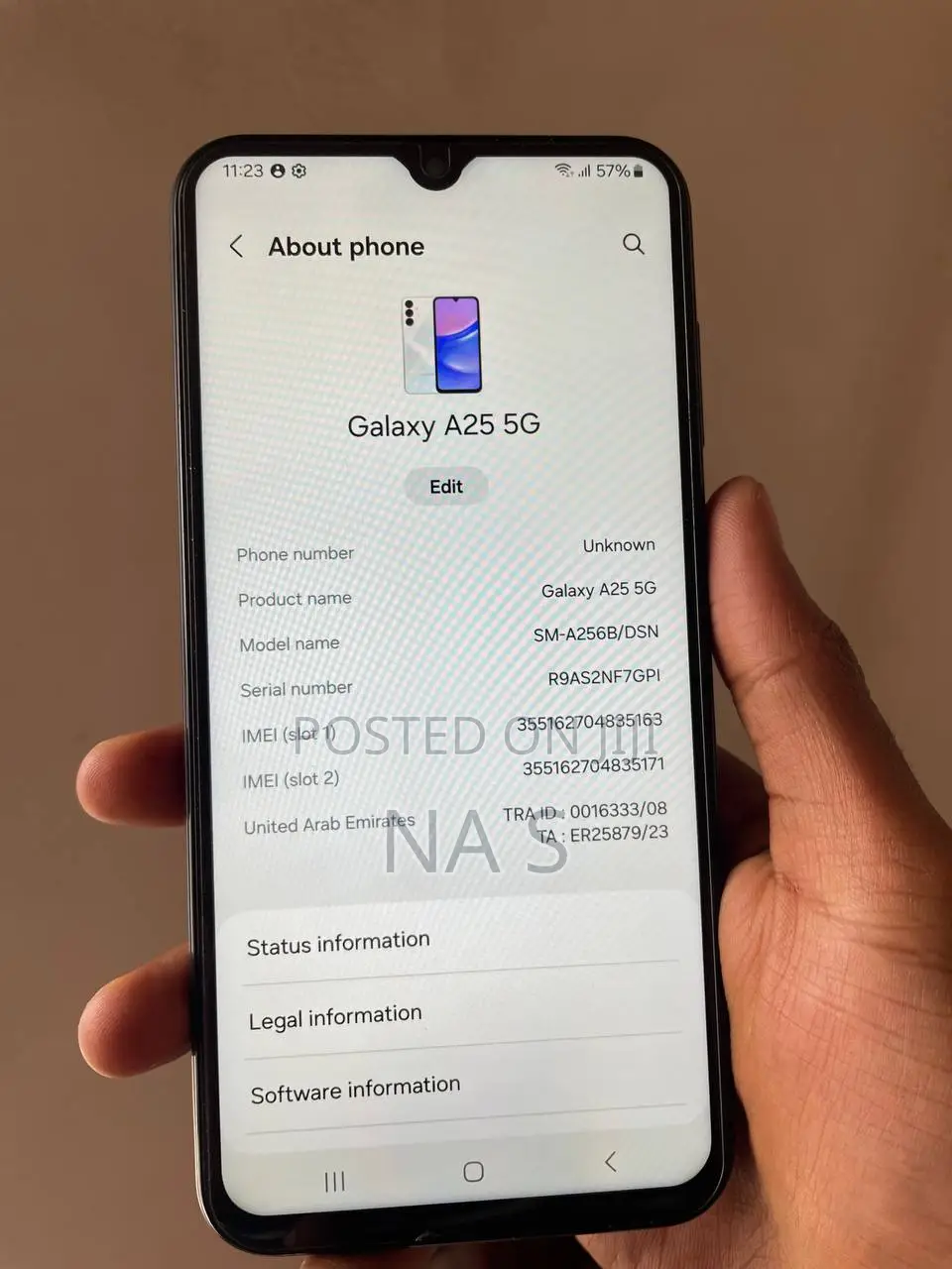 New Samsung Galaxy A25 256 GB Black