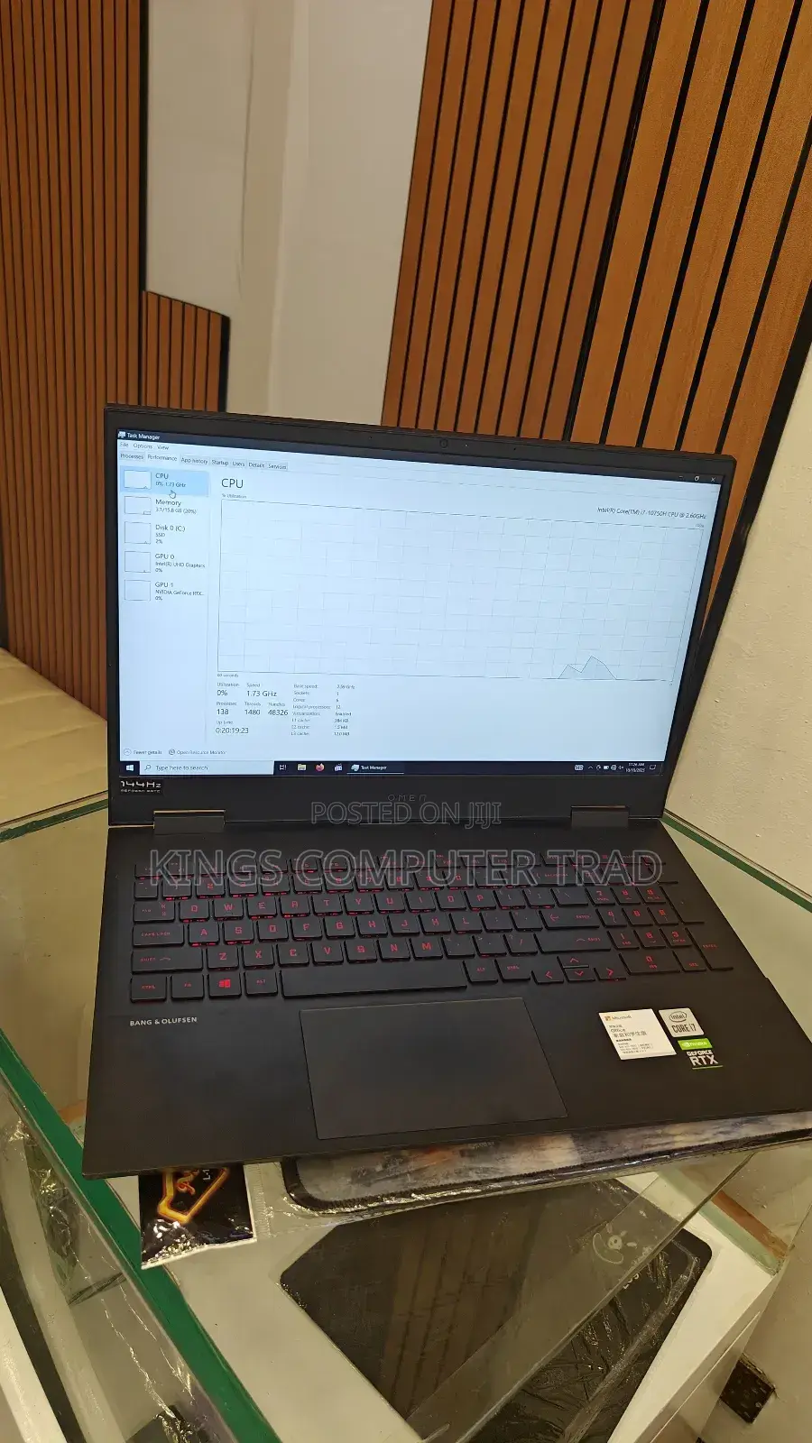 New Laptop HP Omen 15 16GB Intel Core I7 SSD 512GB