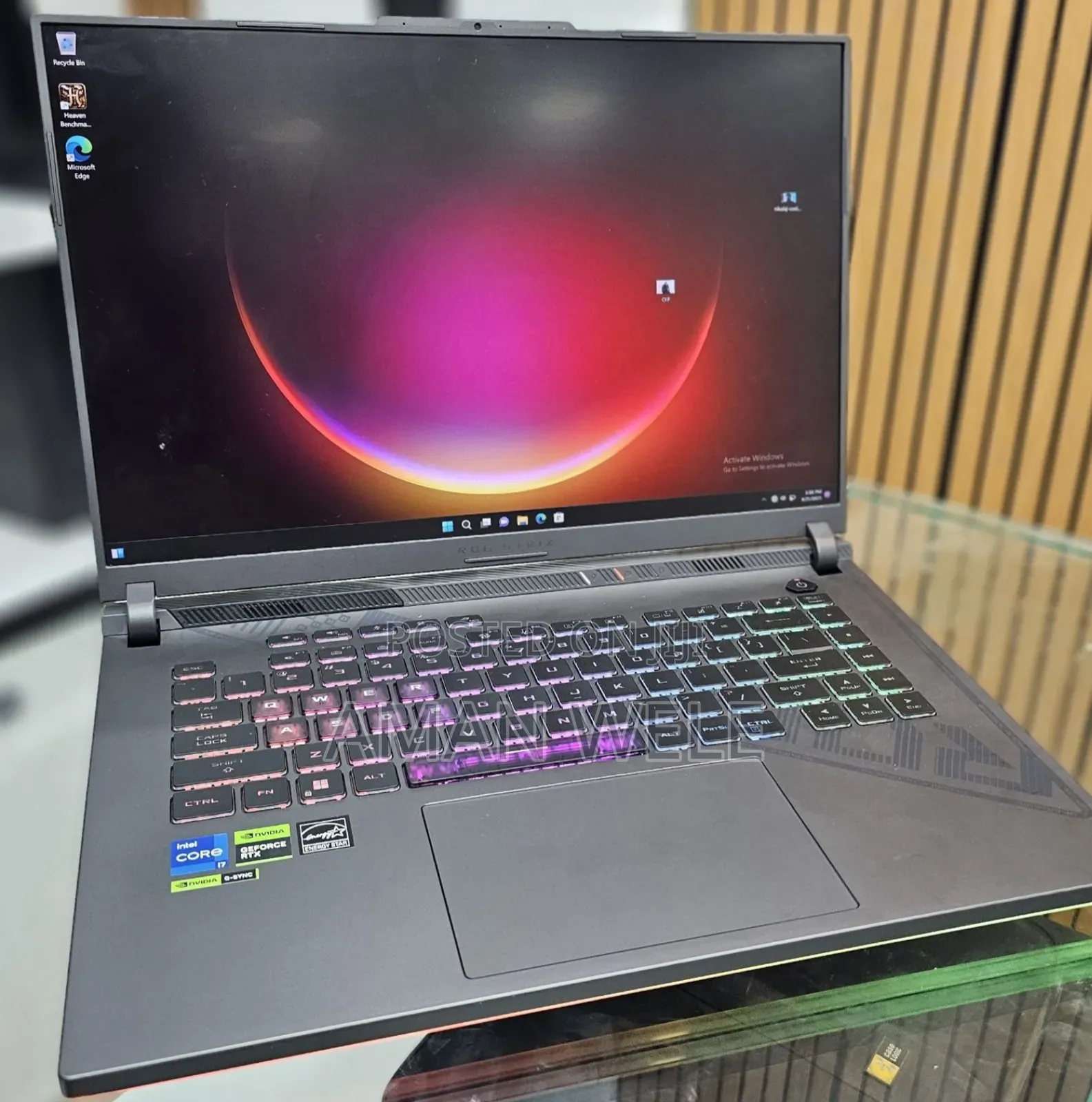 New Laptop Asus ROG Strix G16 G614 16GB Intel Core I7 SSD 1T