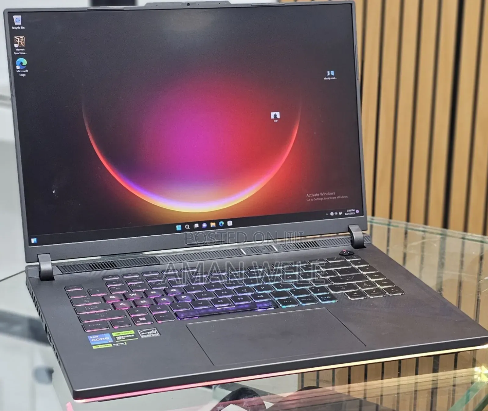 New Laptop Asus ROG Strix G16 G614 16GB Intel Core I7 SSD 1T