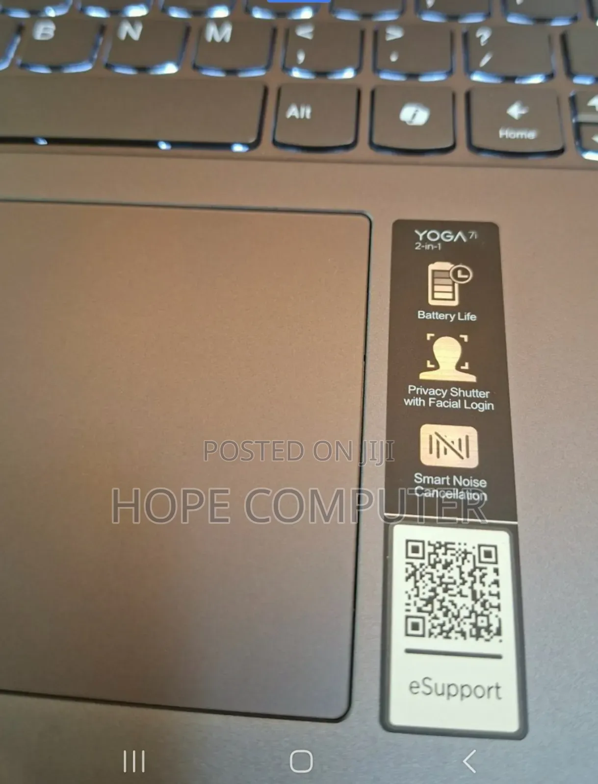 New Laptop Lenovo Yoga 7i 16GB Intel Core I7 SSD 1T