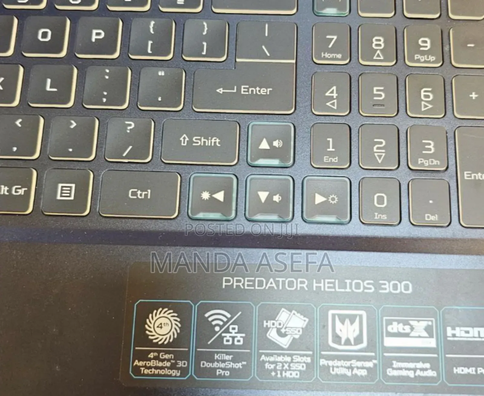 New Laptop Acer Predator Helios 300 16GB Intel Core I7 SSD 1T