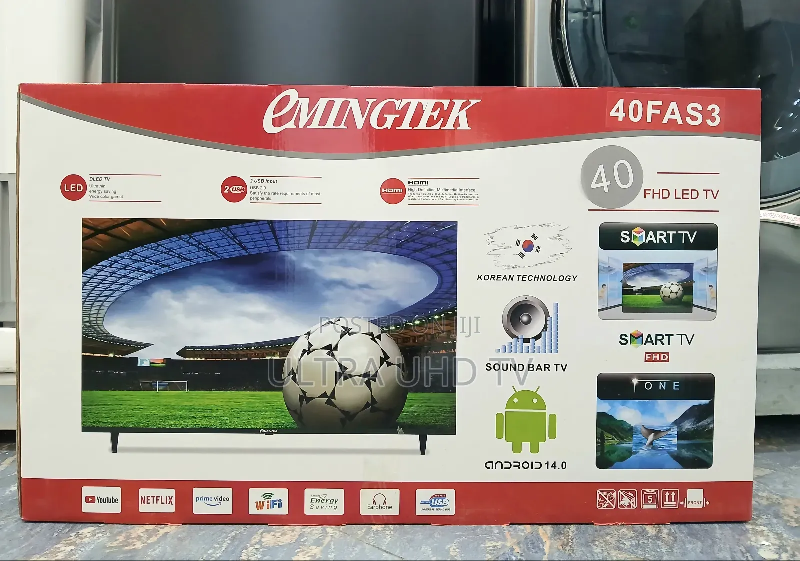 Emingtek 40 Inch Smart Led Android Tv Uhd Tv