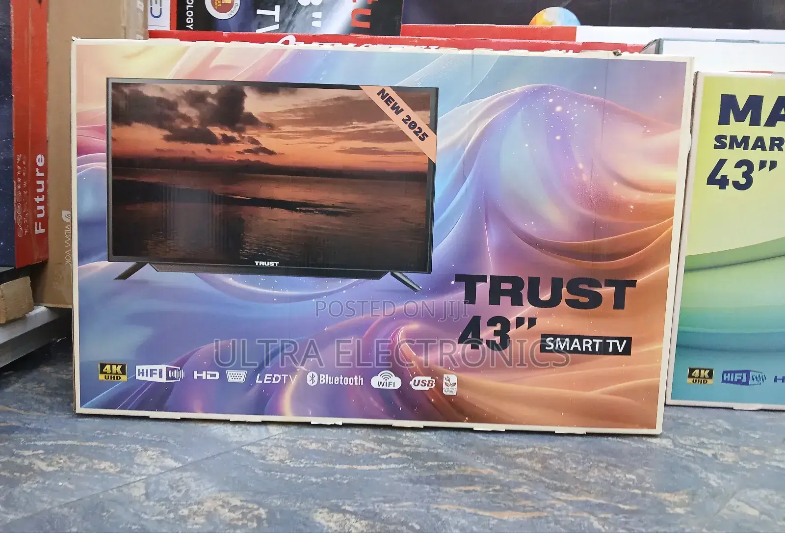 Trust 43 Inch Led Smart Uhd Double Glass