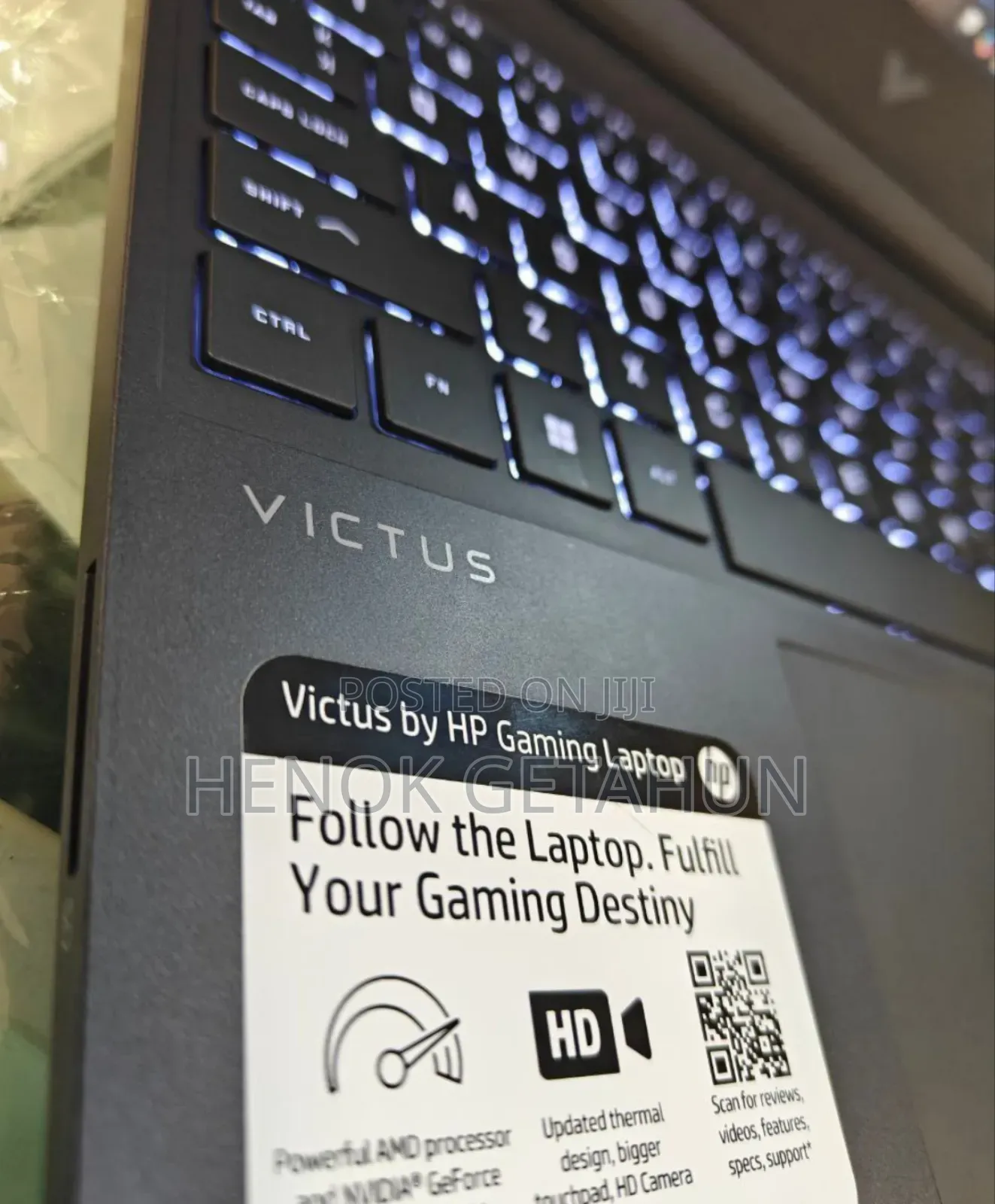 New Laptop HP Victus 15 16GB AMD Ryzen 7 SSD 512GB