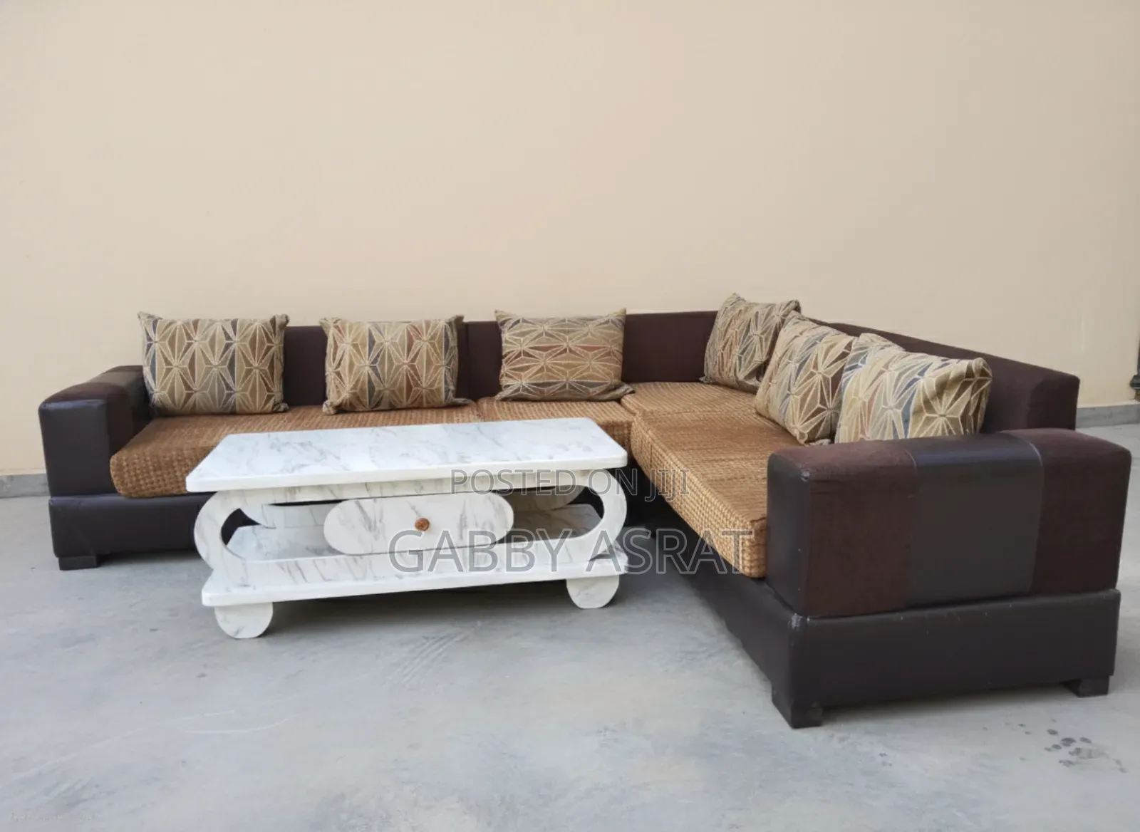 L Shape Sofa ሶፋ
