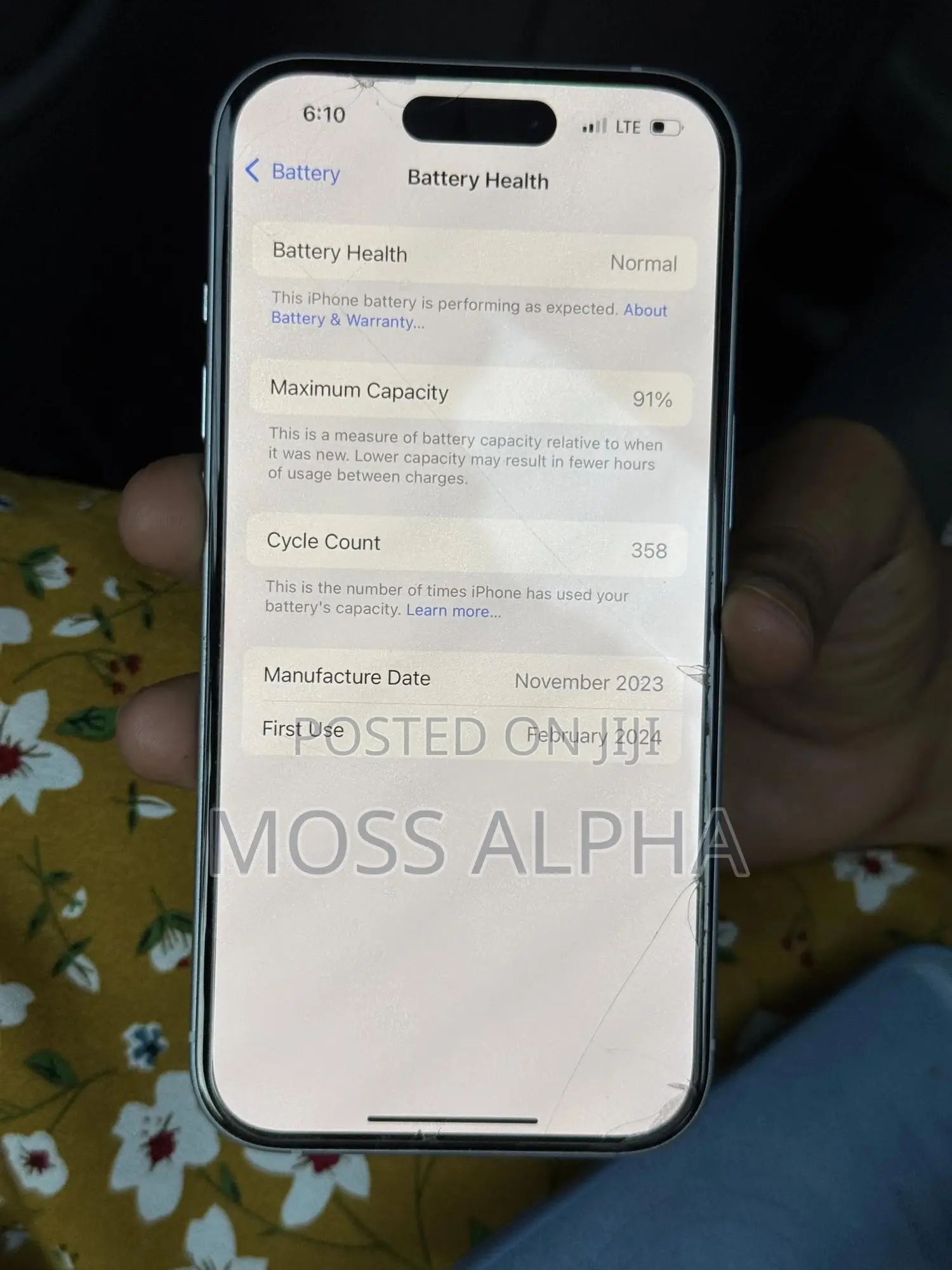 Apple iPhone 15 256 GB White