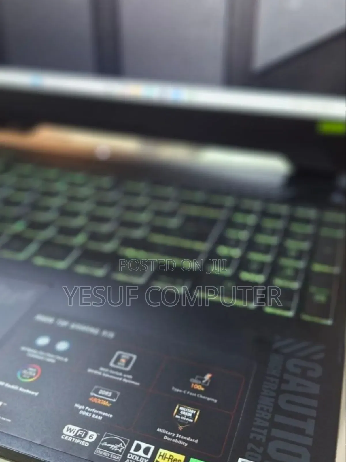 New Laptop Asus TUF Gaming A15 16GB AMD Ryzen 7 SSD 512GB