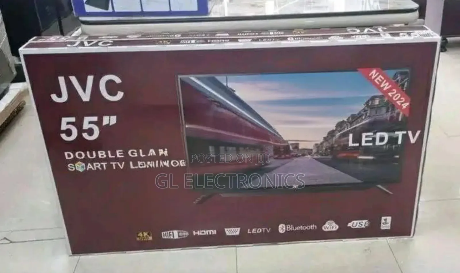 JVC 55 Inch Double Glass