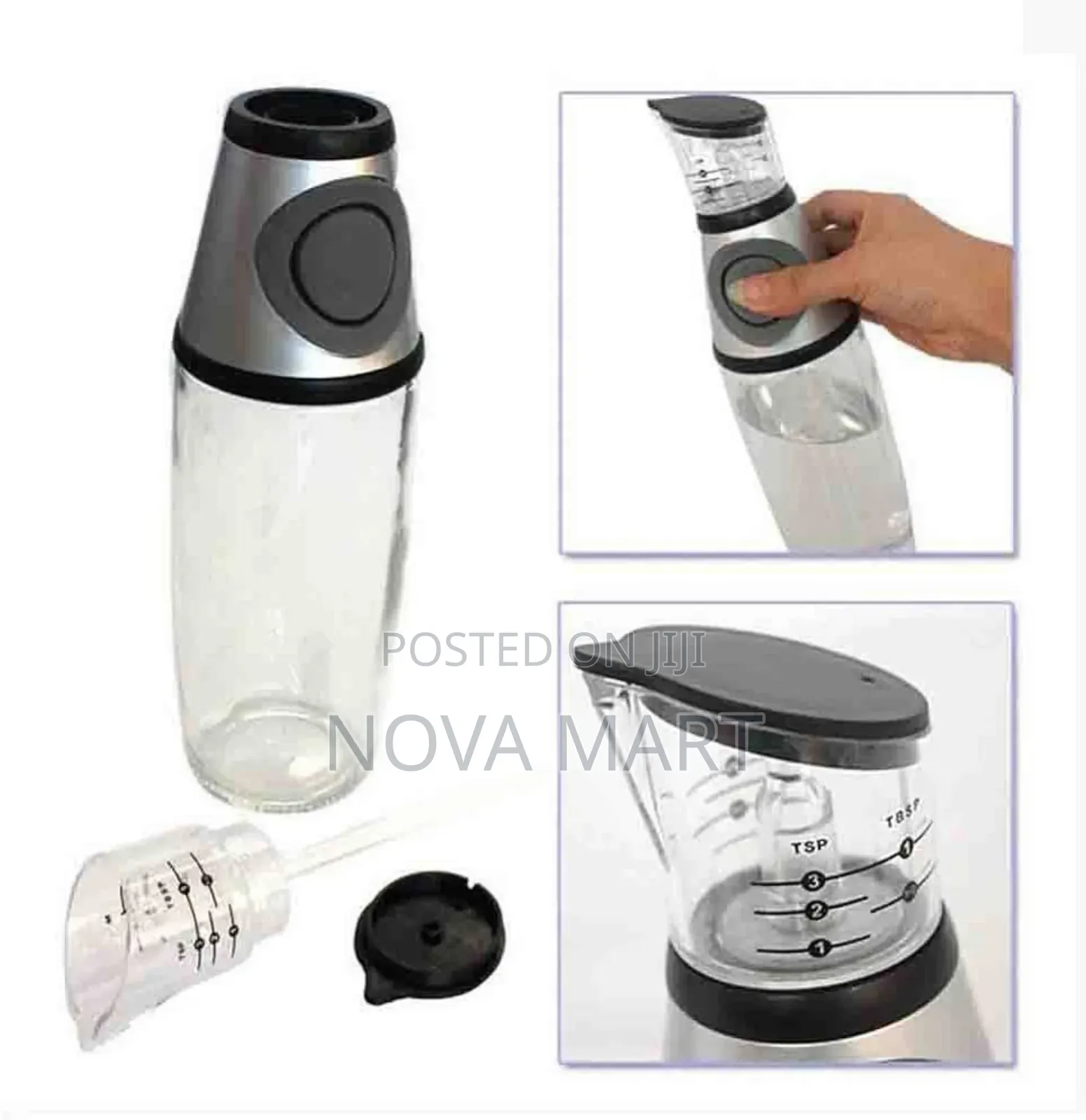 Press and Measure Oil and Vinager Dispenser