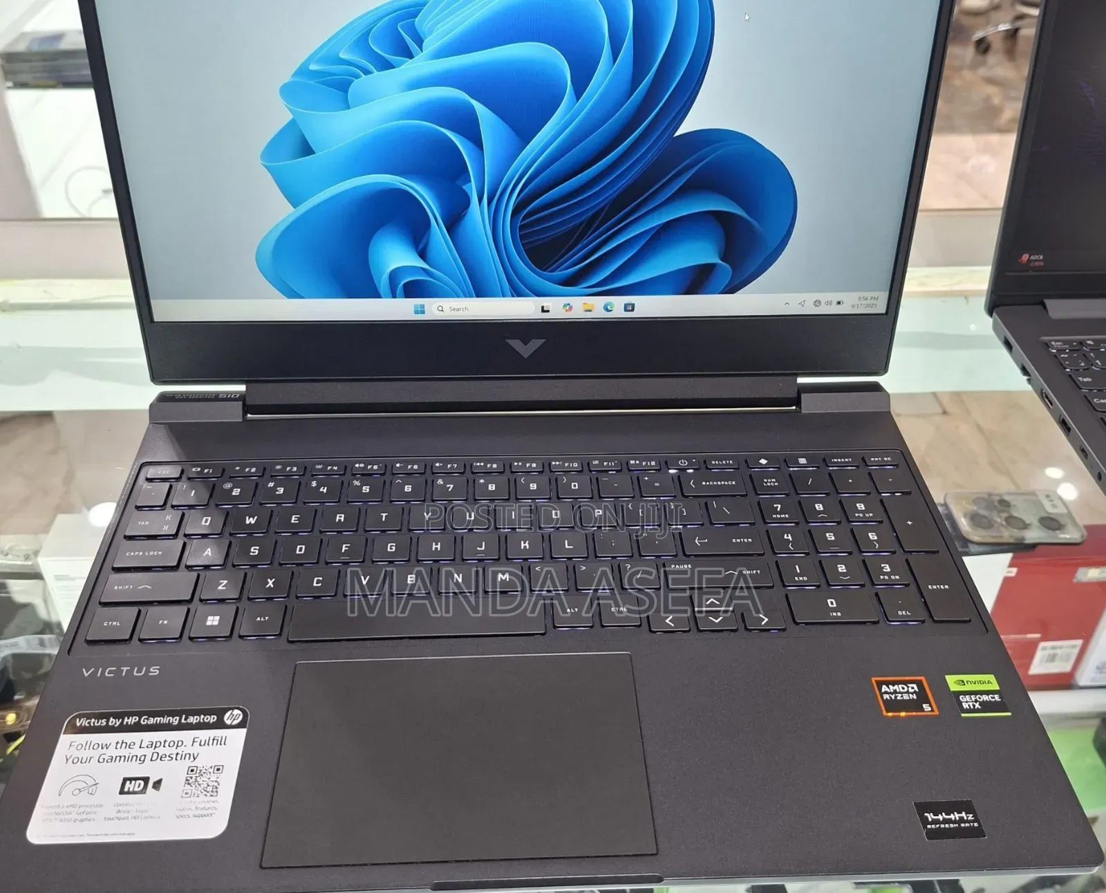 New Laptop HP Victus 15 32GB AMD Ryzen 5 SSD 1T