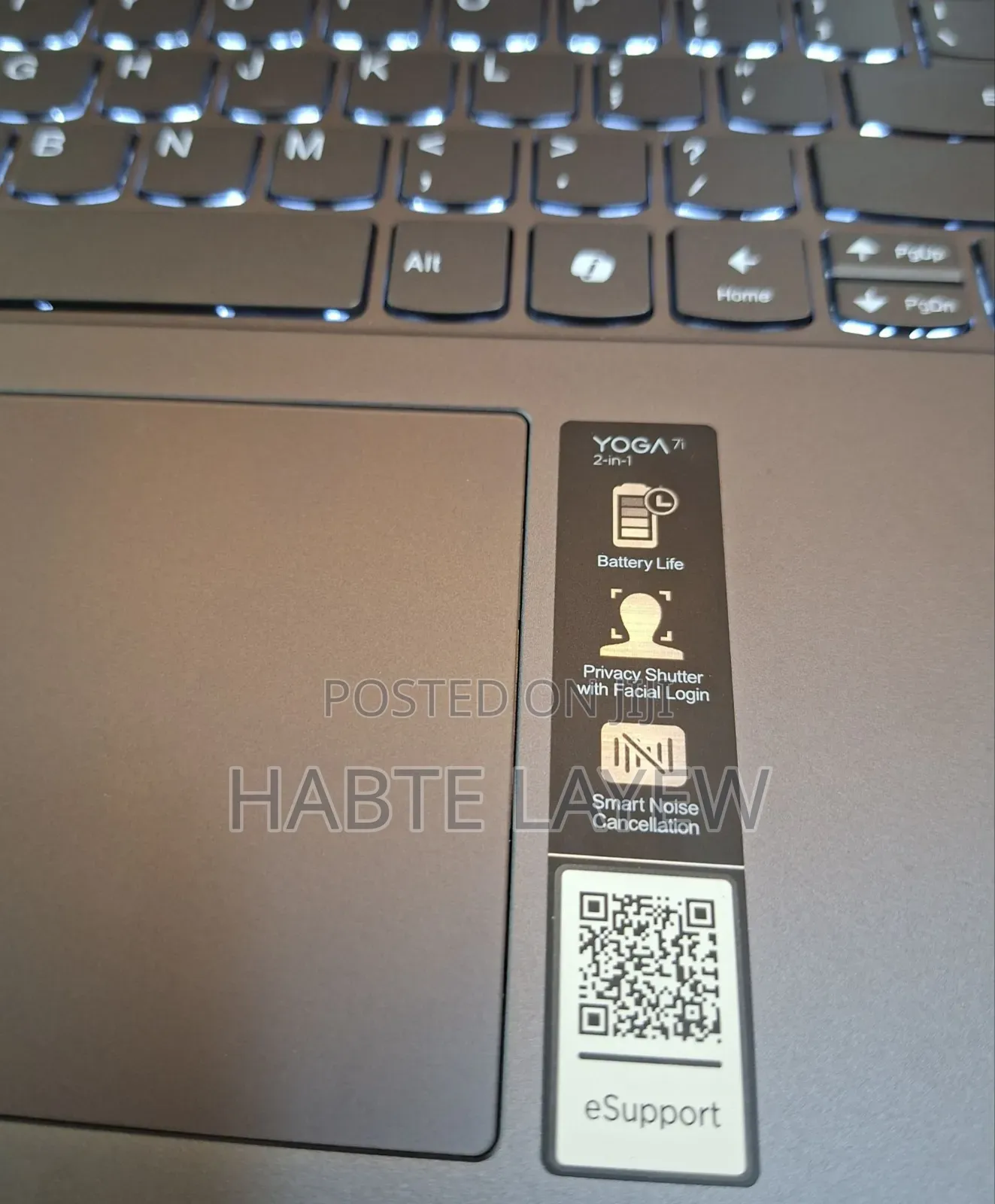 New Laptop Lenovo Yoga 7i 16GB Intel Core I7 SSD 512GB