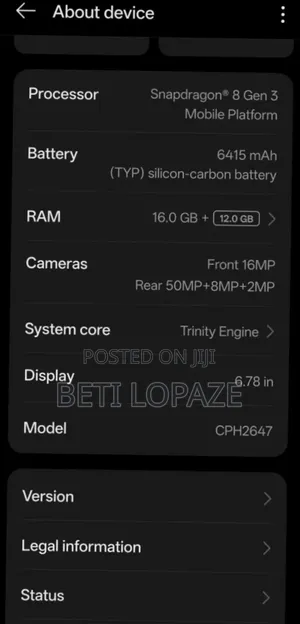 New OnePlus 13R 512 GB Black