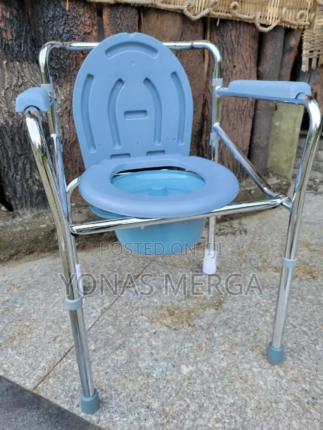 Commode Chair Consists of a Bowl That the Patient Can Use to Urinate.