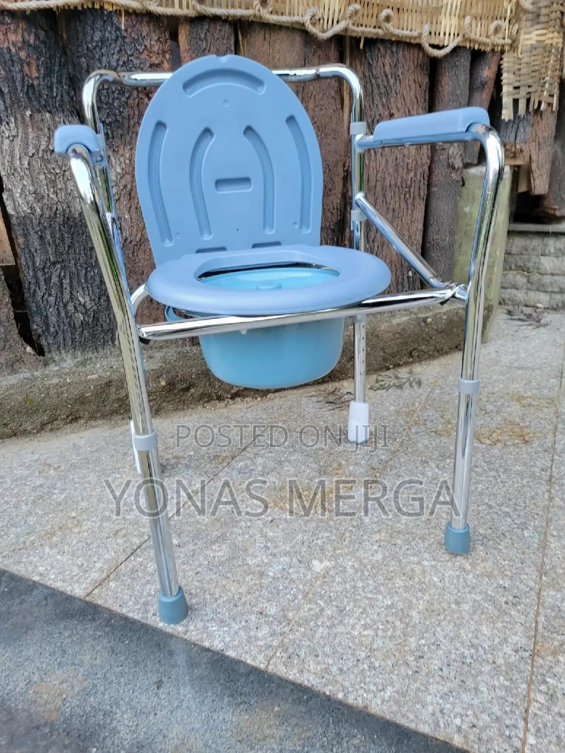 Availability: Commode Chairs两⋕Toilet Chair፨郾plastic Seat Blue Bucket