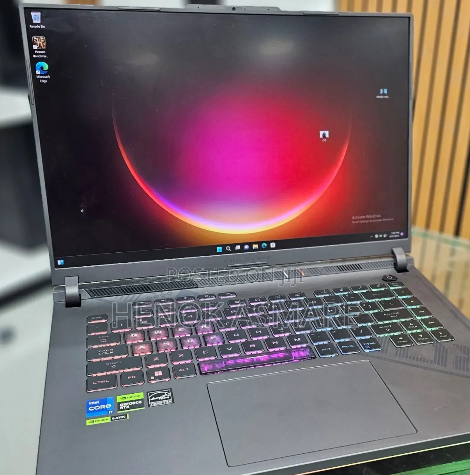 New Laptop Asus ROG Strix G15 16GB Intel Core I7 SSD 1T