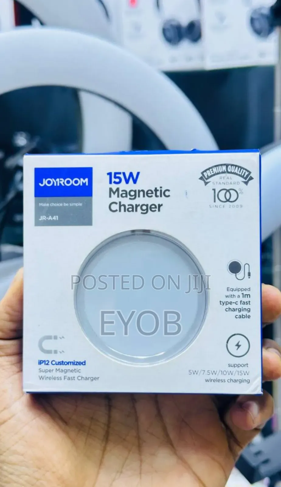 Joyroom Magnetic Wireless Charger 15w