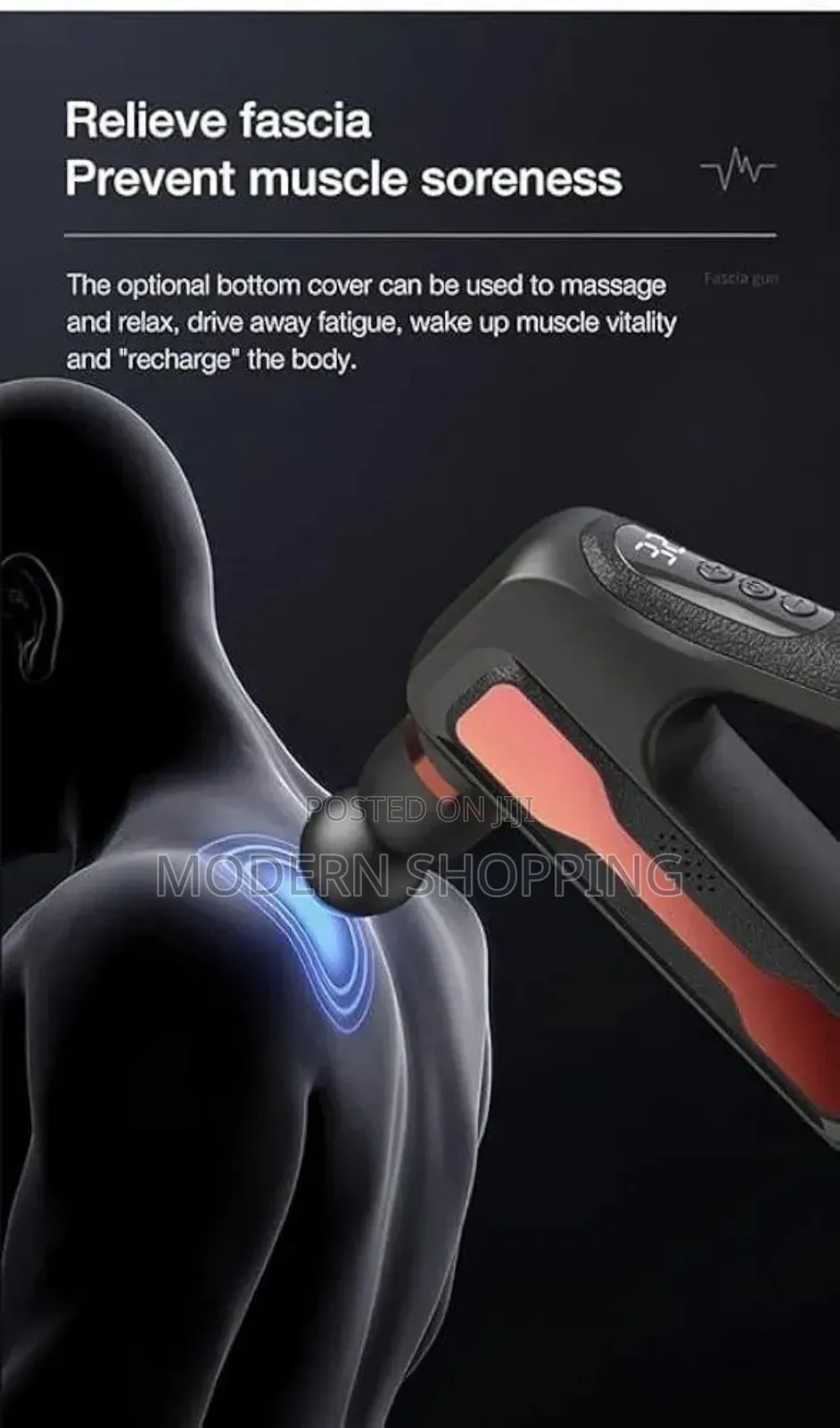 8in1 Blueidea Fascial Gun Massager