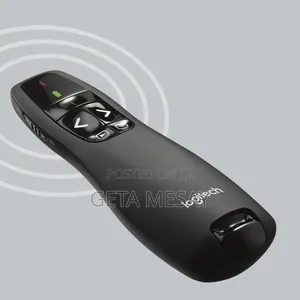 Logitech R400 Wireless Presenter Red Laser Pointer 15m Range Remote