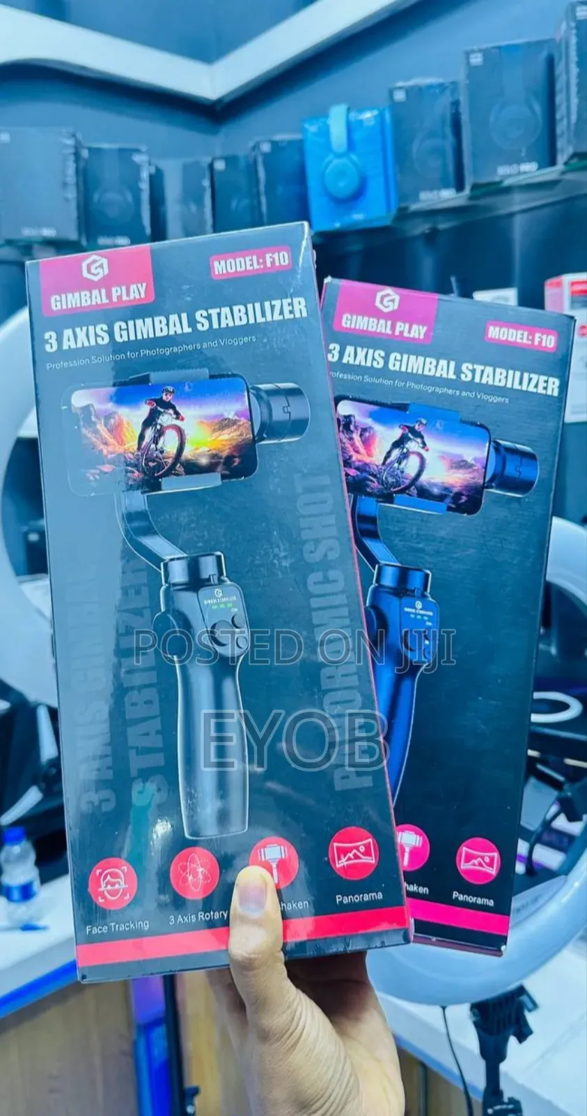 F10 Gimbal Play 3axis Gimbal Stabilizer