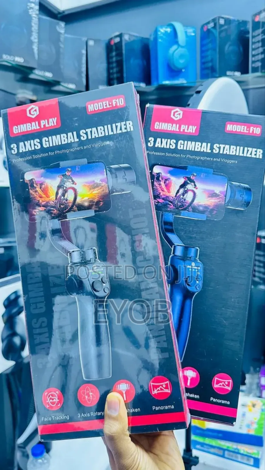 F10 Gimbal Play 3axis Gimbal Stabilizer