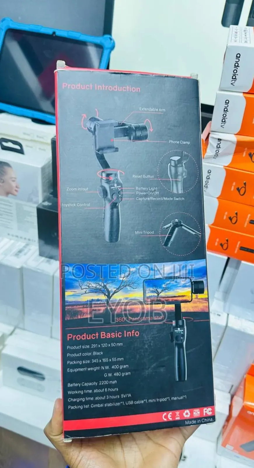 F10 Gimbal Play 3axis Gimbal Stabilizer