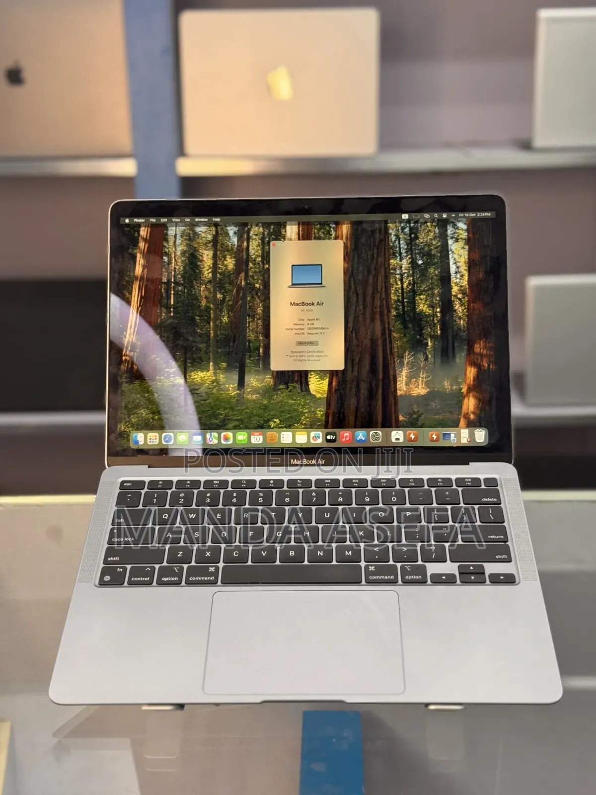 New Laptop Apple MacBook Air 2020 M1 8GB Apple M1 SSD 256GB