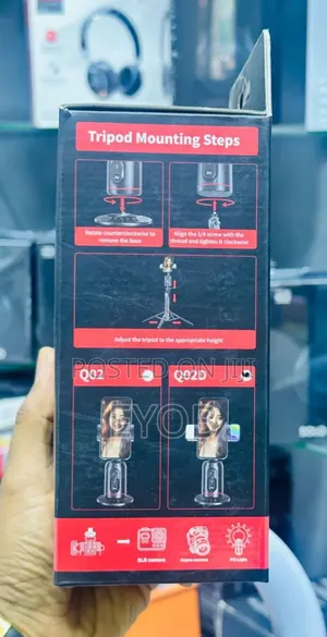 360 Degree 
Auto Face Tracking 
Selfie Stick Tripod