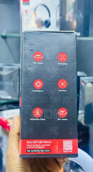 360 Degree 
Auto Face Tracking 
Selfie Stick Tripod