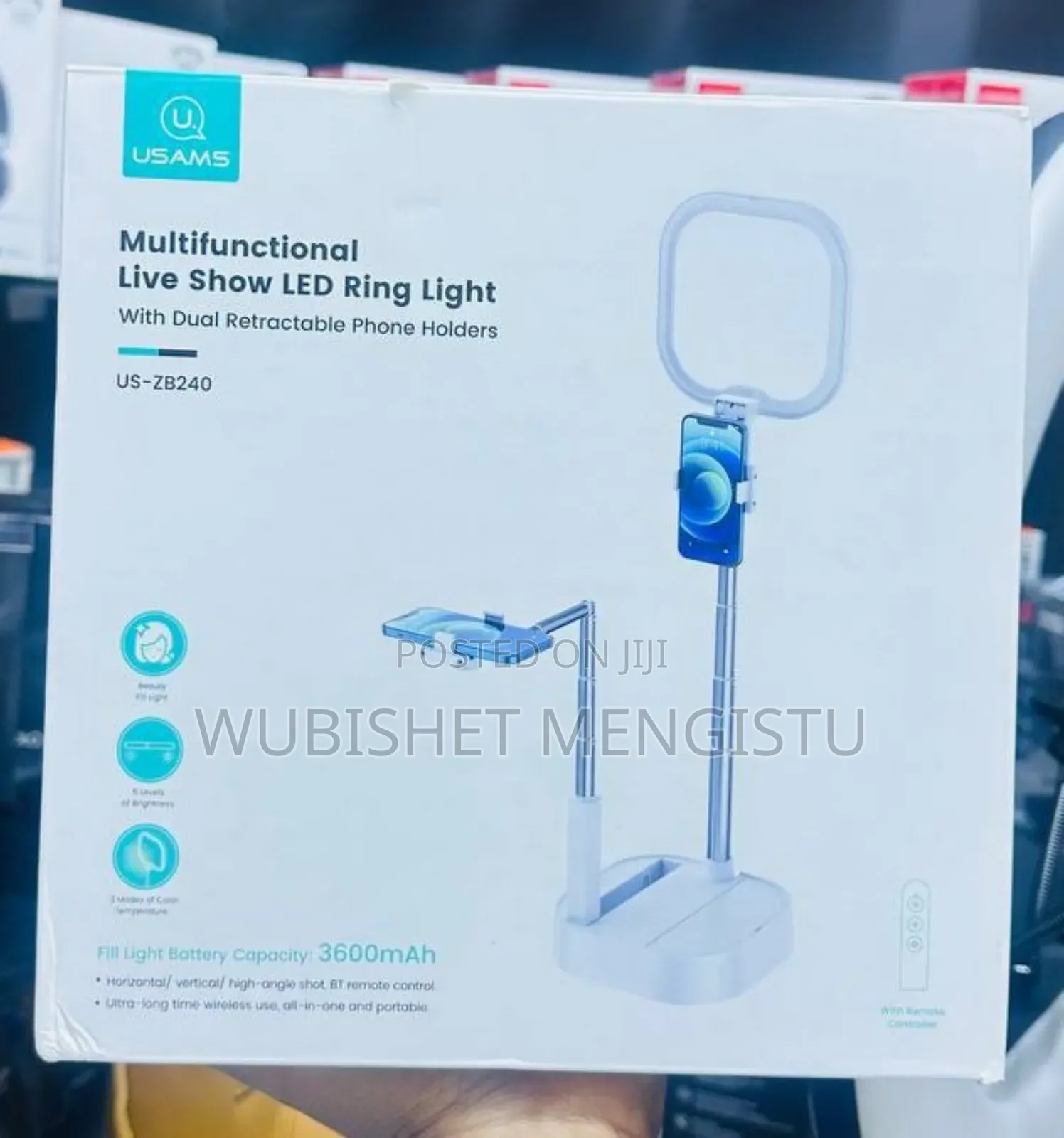 Multifunctional Led Ring Light Us-Zb240