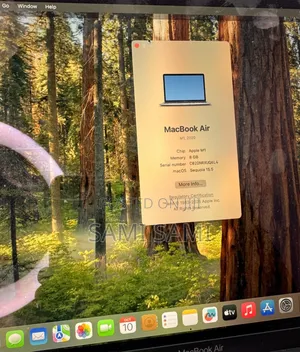 New Laptop Apple MacBook Air 2020 M1 8GB Apple M1 SSD 256GB