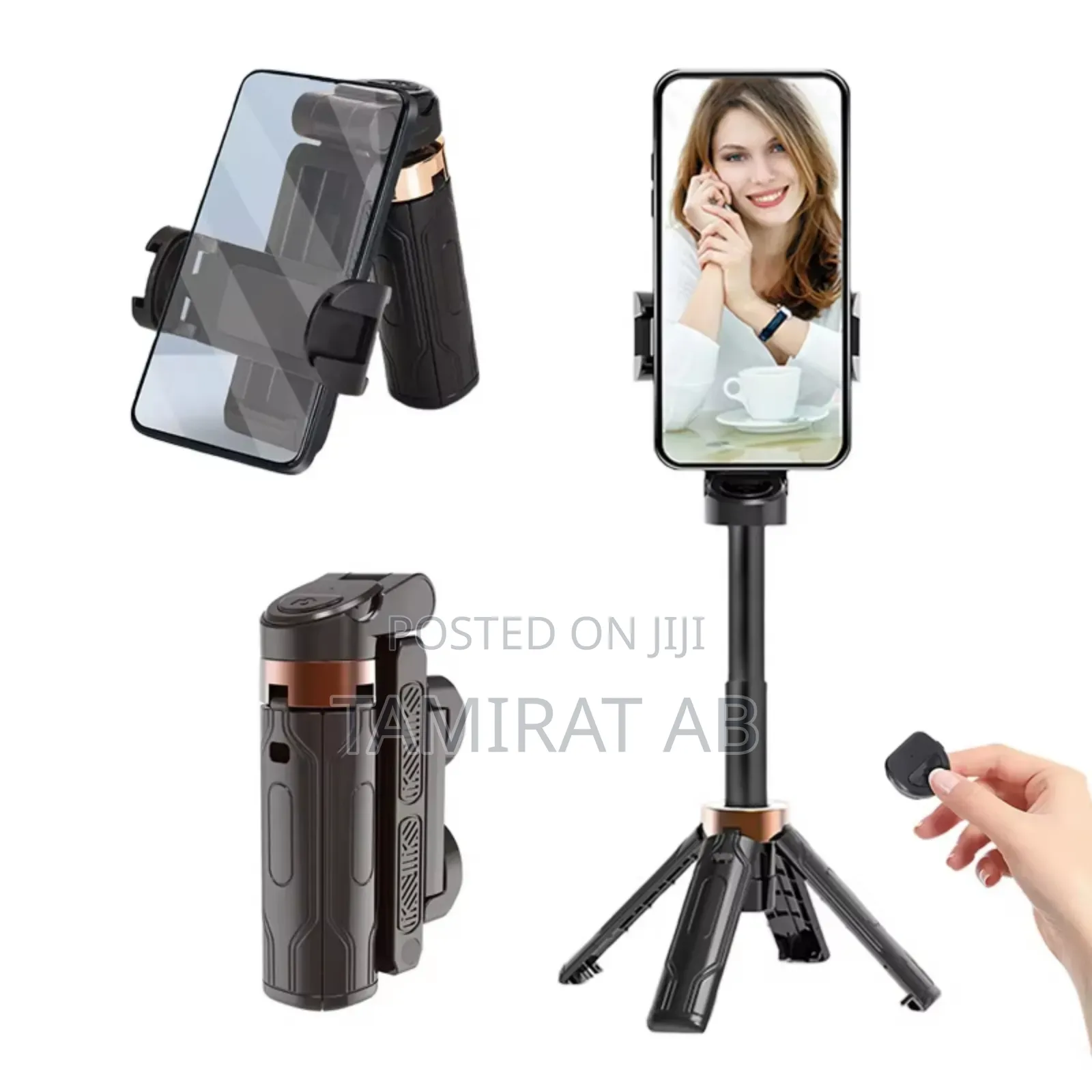 Jc-25h Live Broadcast Selfie Stick / Tripod With Dual Led Fill Lights
