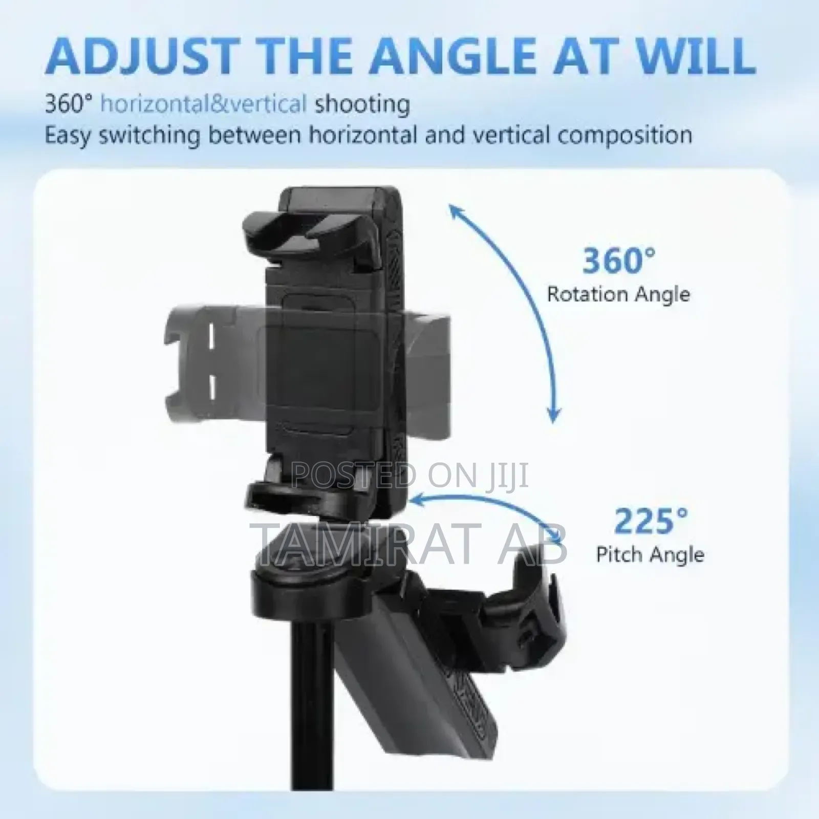 Jc-25h Live Broadcast Selfie Stick / Tripod With Dual Led Fill Lights