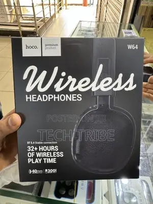 Hoco Original W64 Wireless Headphones 32 Hours of Playtime Pure Sound