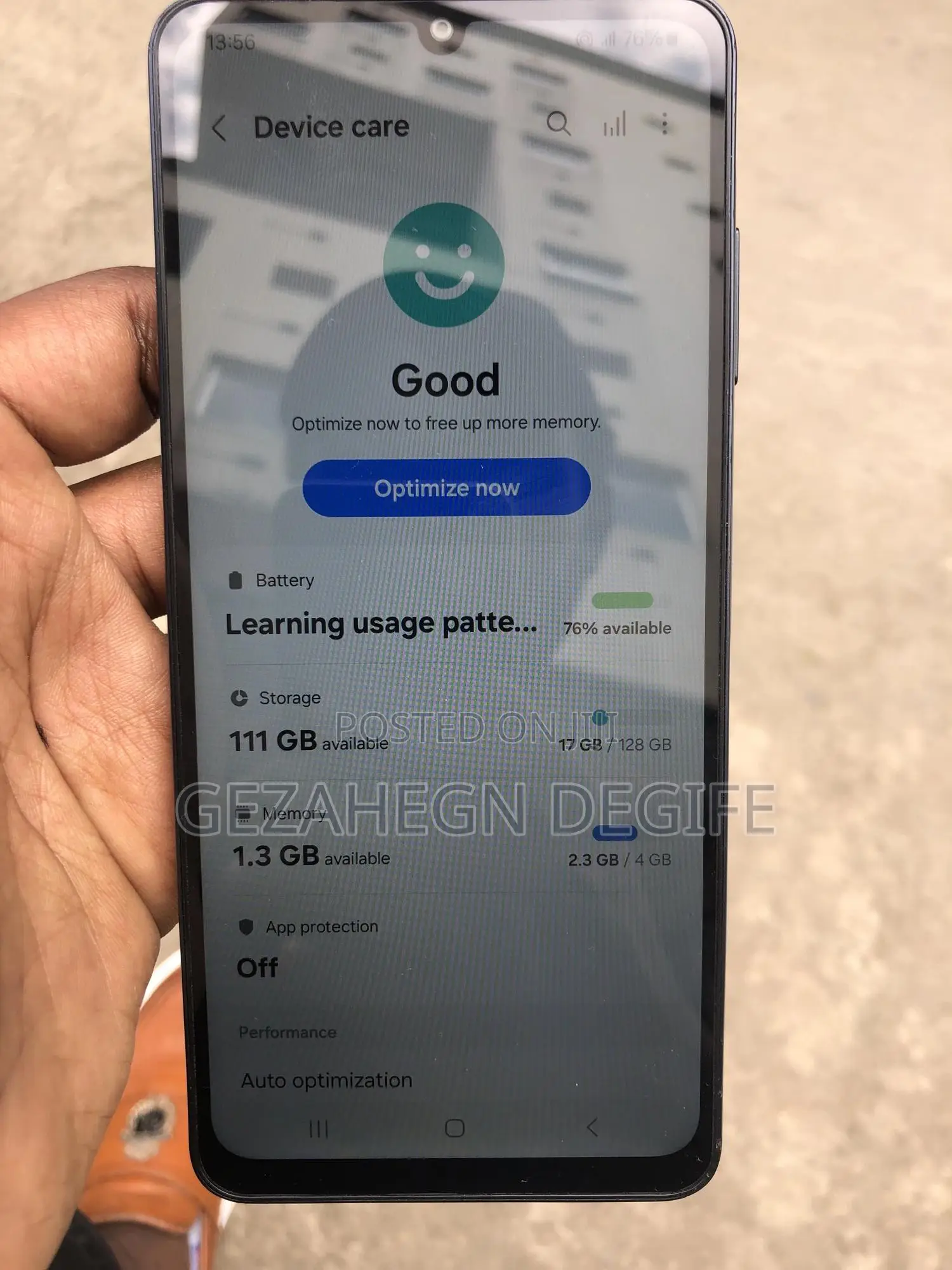 New Samsung Galaxy A06 128 GB Blue