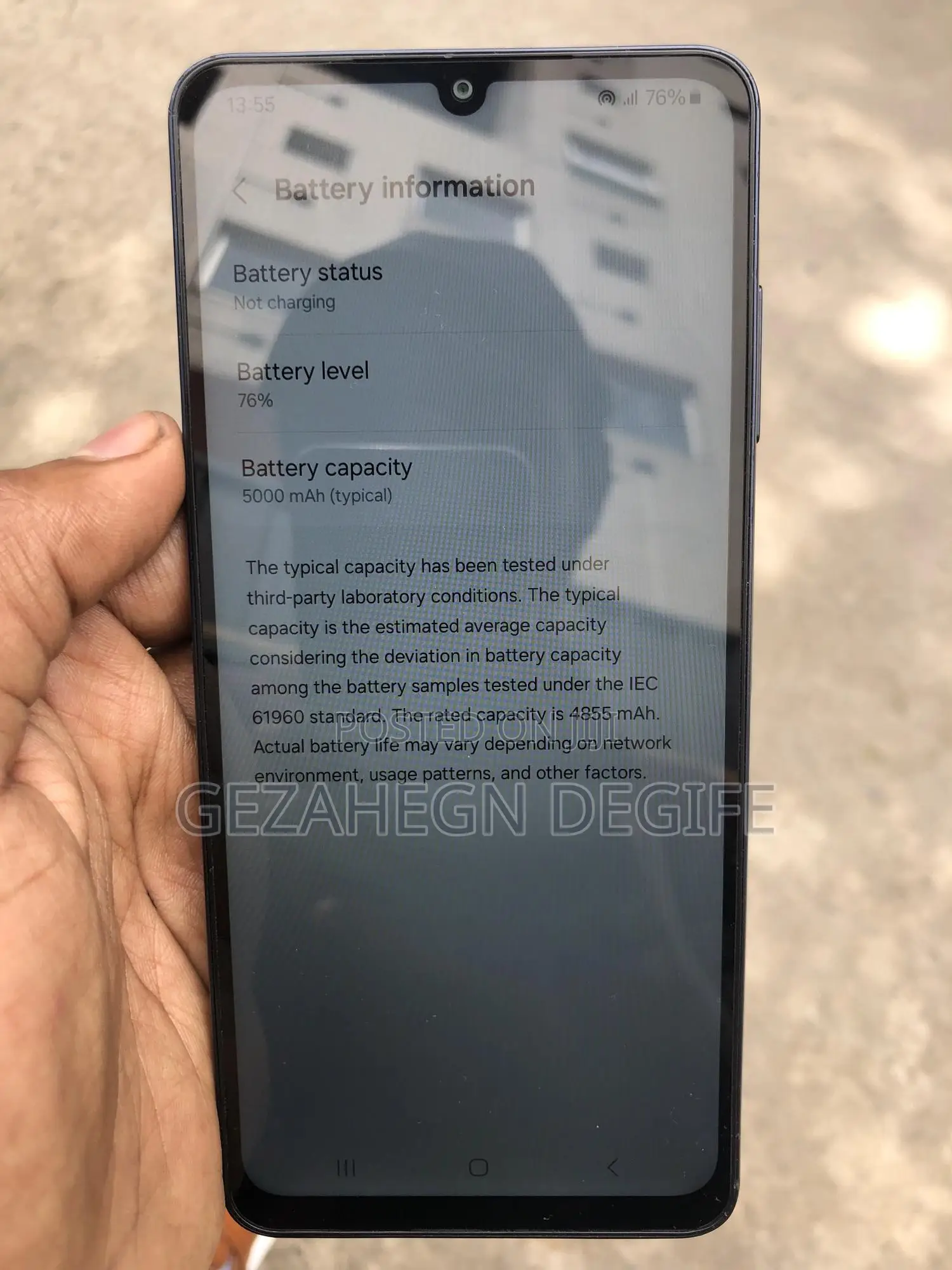 New Samsung Galaxy A06 128 GB Blue