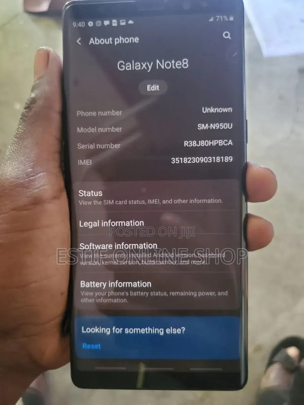Samsung Galaxy Note 8 64 GB Black