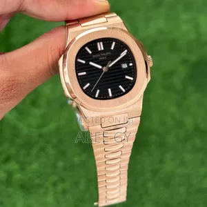 Patek Philippe Automatic Mechanical Timepiece With a Rose Gold-Colored