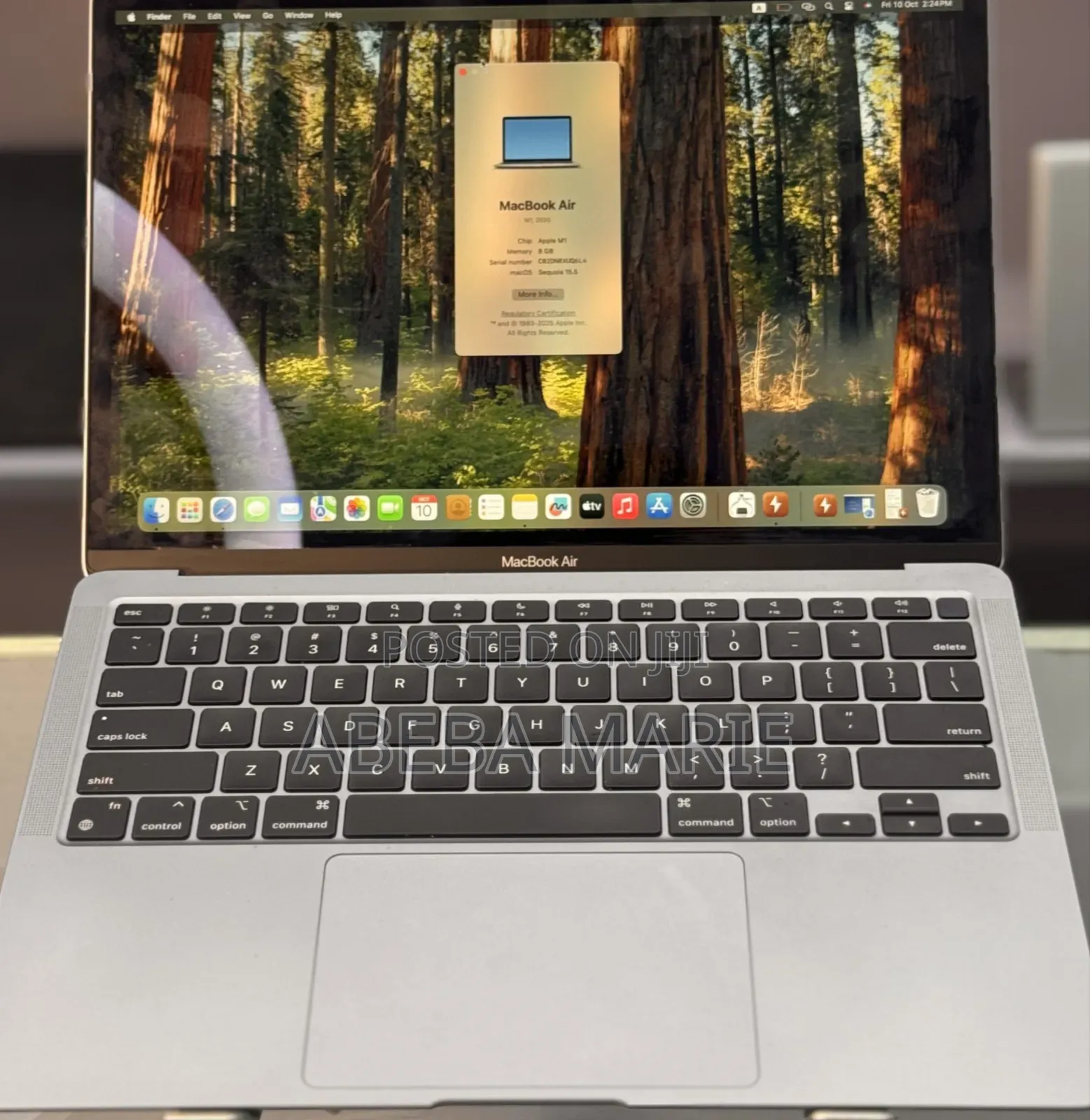 New Laptop Apple MacBook Air 2020 M1 8GB Apple M1 SSD 256GB