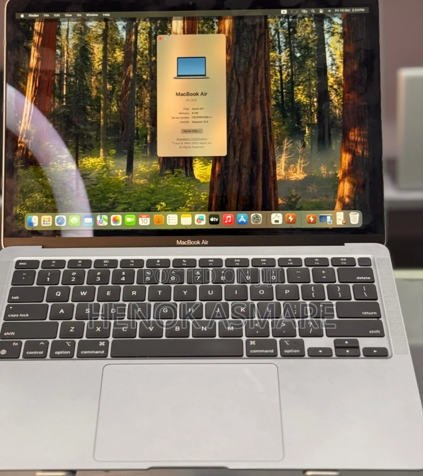 New Laptop Apple MacBook Air 8GB Apple M1 SSD 256GB