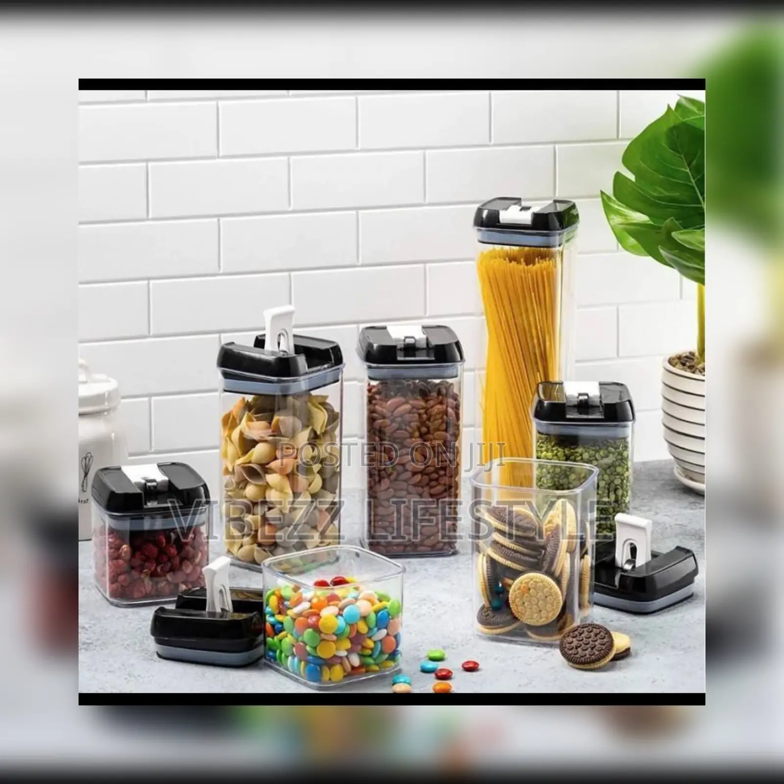 Home Spices Storage Glass