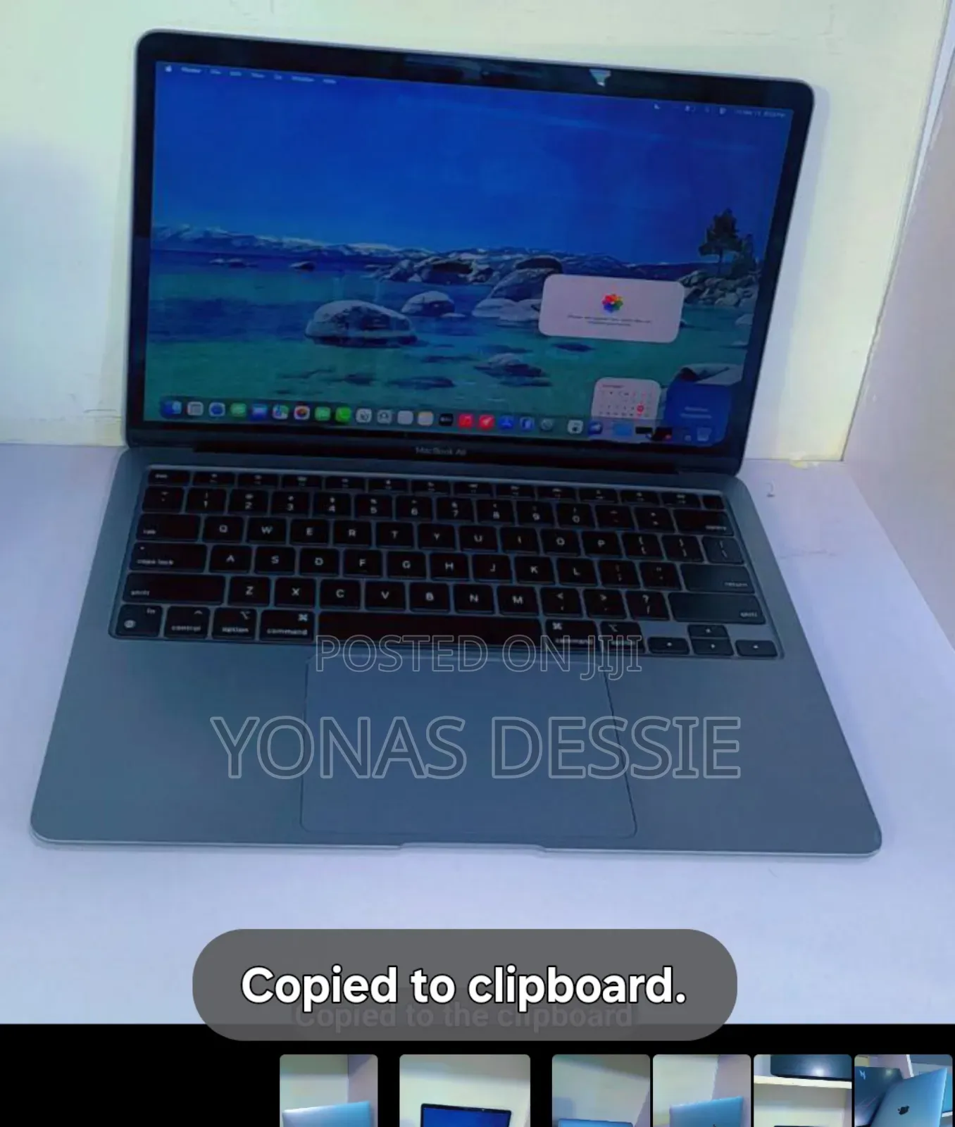 New Laptop Apple MacBook Air 2020 M1 8GB SSD 256GB