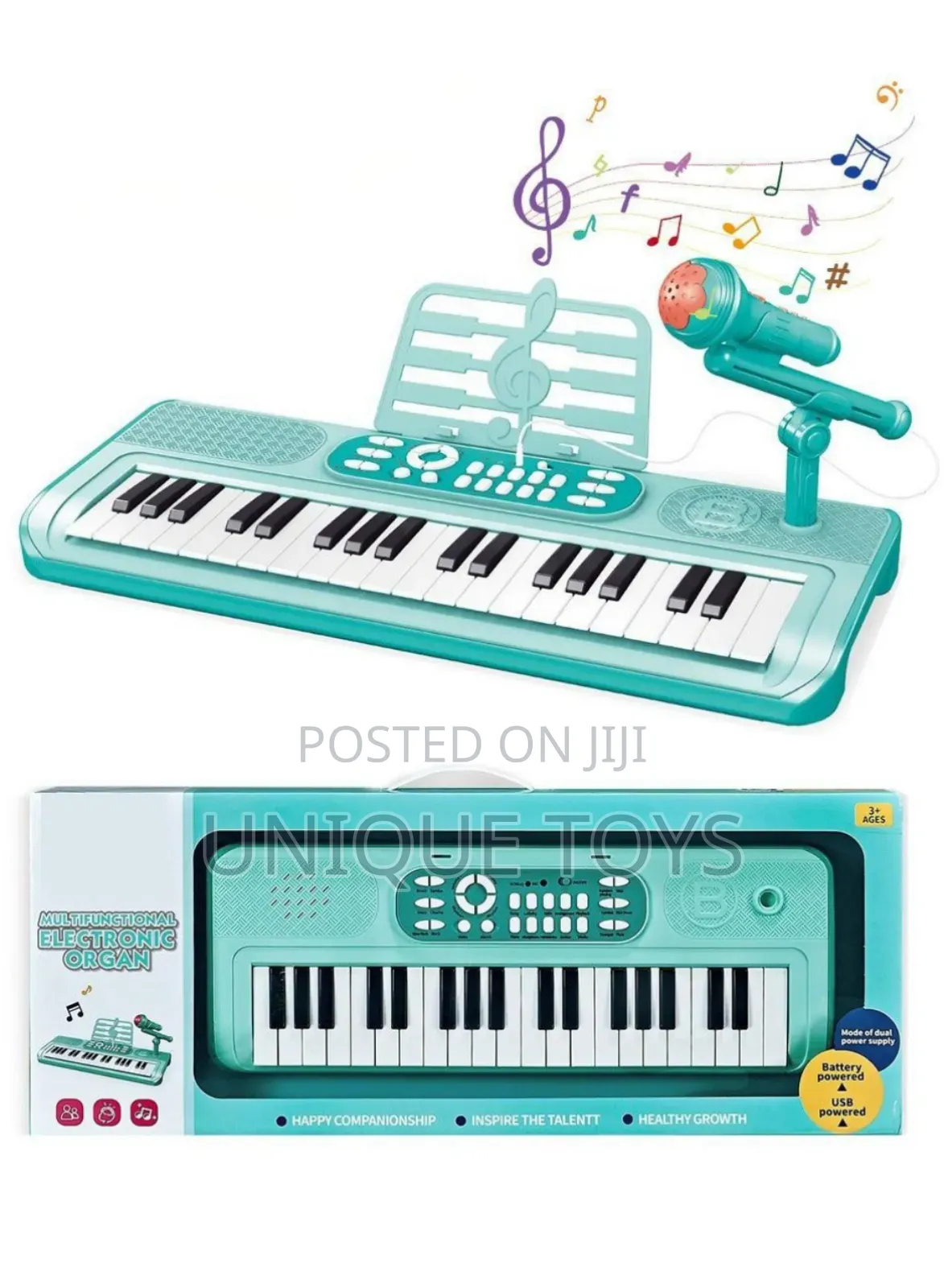 37-Key Multifunctional Elegant Electronic Organ With Karaoke