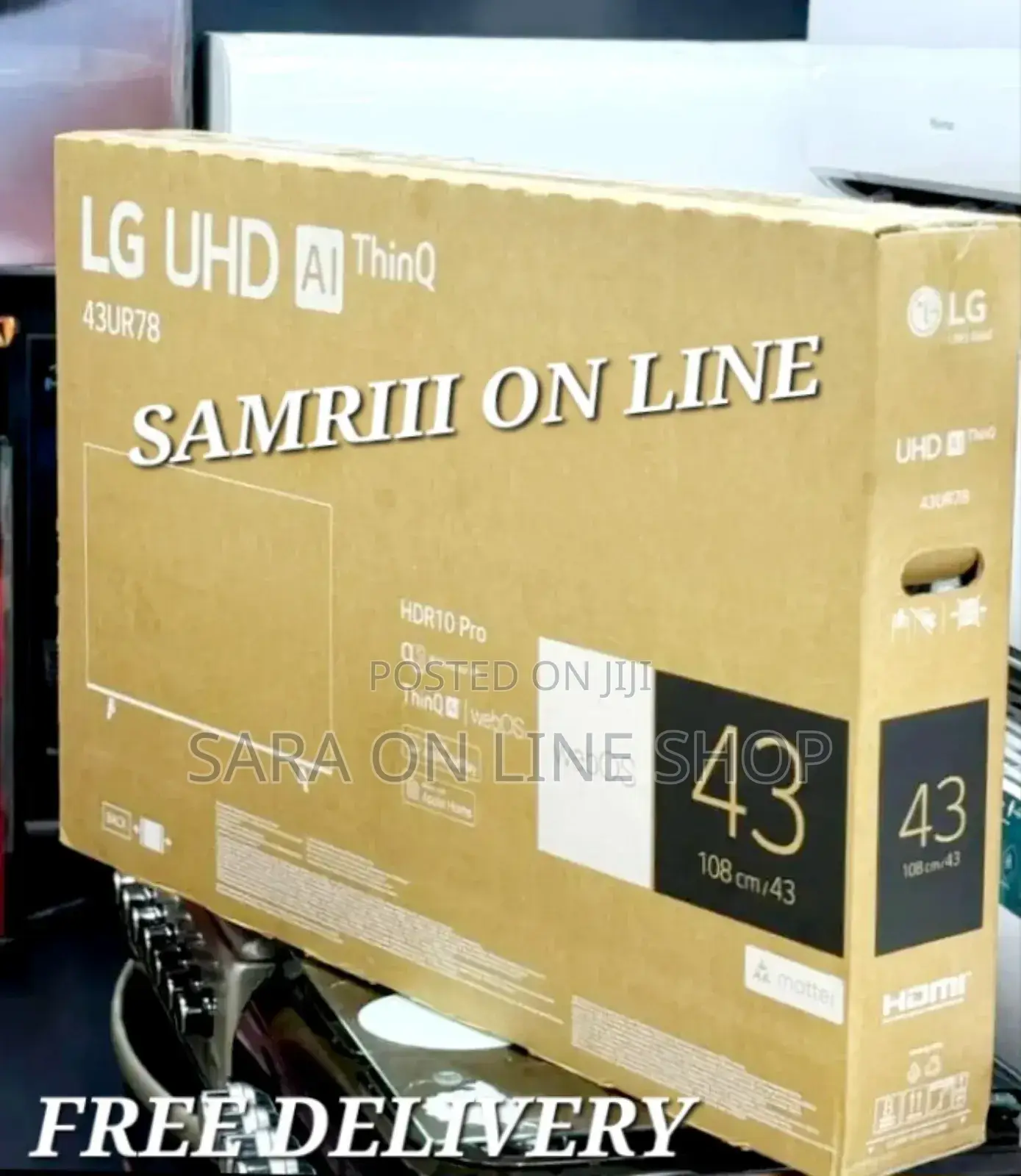 Lg 43" Smart Tv New 2025 5 Years Warranty Free Delivery